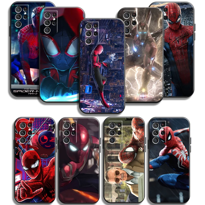 

Marvel Spiderman Phone Cases For Samsung Galaxy A31 A32 A51 A71 A52 A72 4G 5G A11 A21S A20 A22 4G Soft TPU Coque Funda Carcasa
