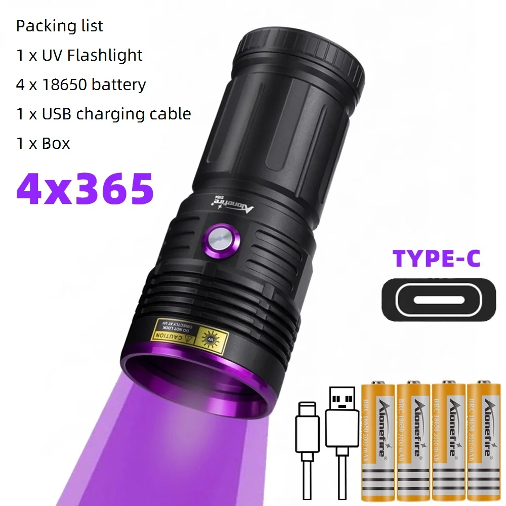 

Alonefire SV84 ультрафиолетовый фонарик 80 Вт