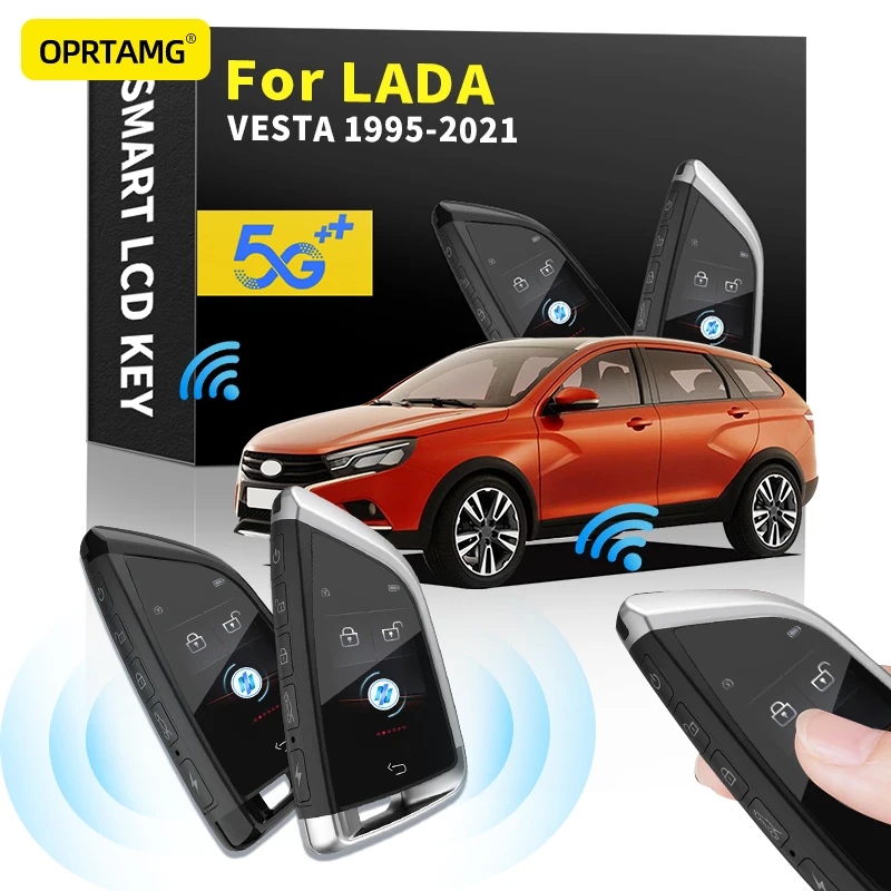 

Remote Key LCD Display Screen for keyless-go smart key vehicle For LADA VESTA 2000 2001 2002 2003 2004-2018 2019 2020 2001 2002
