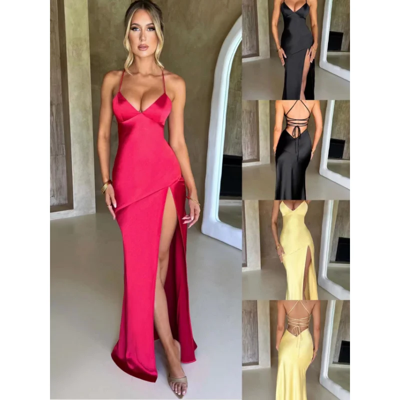 

Sexy Prom Dresses Long Formal Gowns For Women Sweetheart High Slit Corset Wedding Party Dress Robe De Soiree women dress