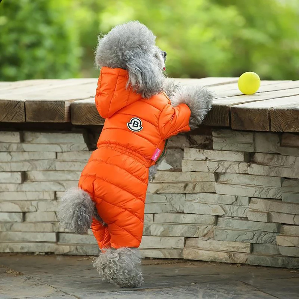 

ZOOBERS Dog Coat Winter Warm Waterproof Cold Weather Coats Cozy Windproof Winter Dog Jacket Thick Padded Warm Coat Dog Clothes
