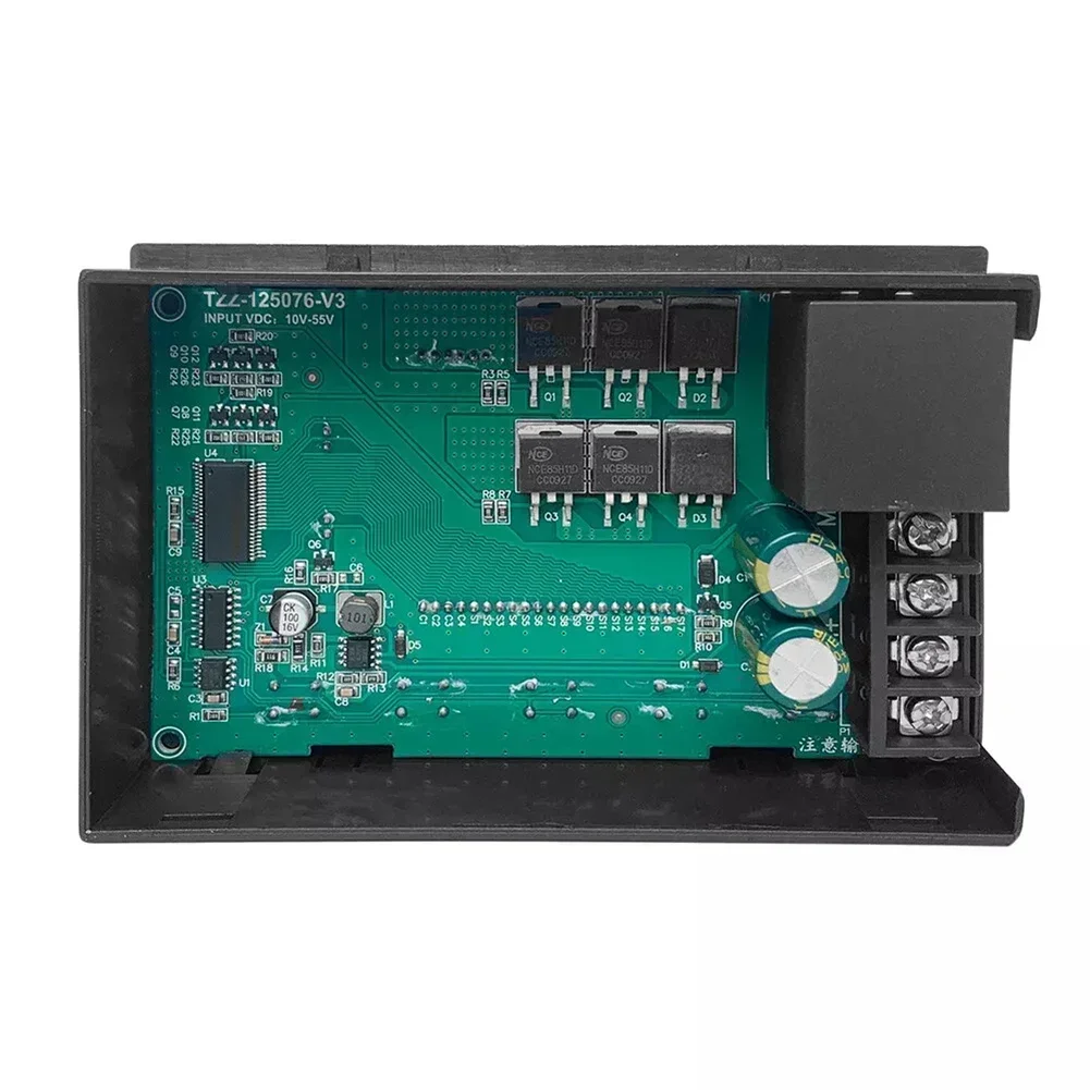 Цифровой ШИМ-контроллер скорости двигателя 12 В 24 в 36 48 постоянного тока прямой и