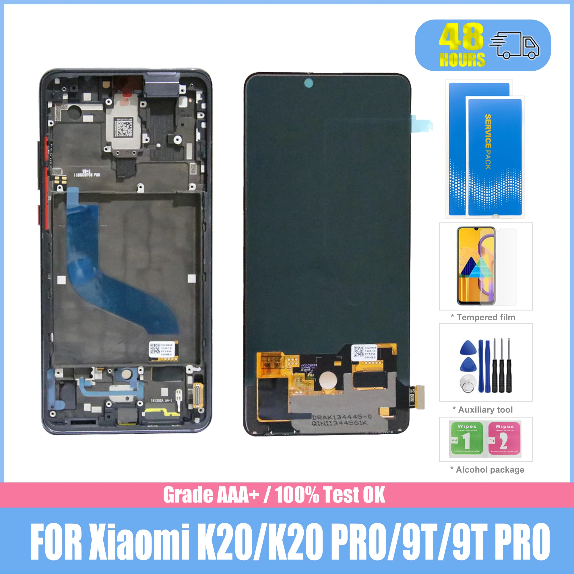 

ЖК-дисплей Super Amoled для Xiaomi 9T mi 9T pro, сенсорный экран с дигитайзером в сборе для Xiaomi Redmi K20 Pro, K20, запасные части для ЖК-дисплея