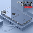 Роскошный чехол с Кленовым листом для телефона iPhone 13 12 11 Mini Pro Max 7 8 Plus Xs Max Xr, мягкий силиконовый защитный чехол-накладка для камеры