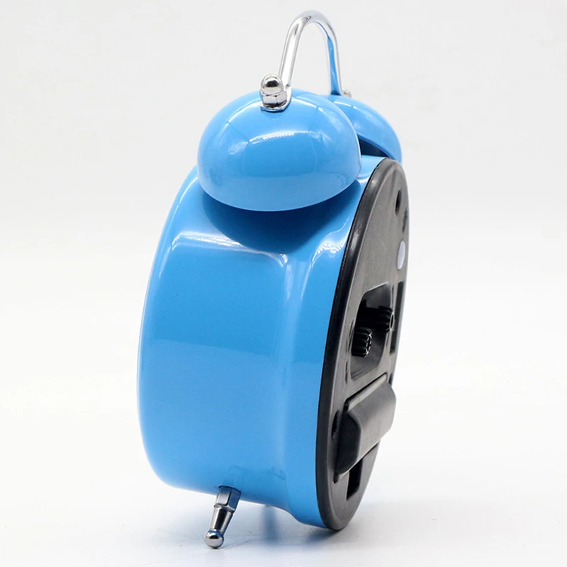 Купить Громкий будильник в стиле ретро с двумя колокольчиками, механический кнопочный бесшумный указатель, будильник, светильник Продажа Громкий будильник в стиле ретро с двумя колокольчиками, механический кнопочный бесшумный указатель, будильник, светильник