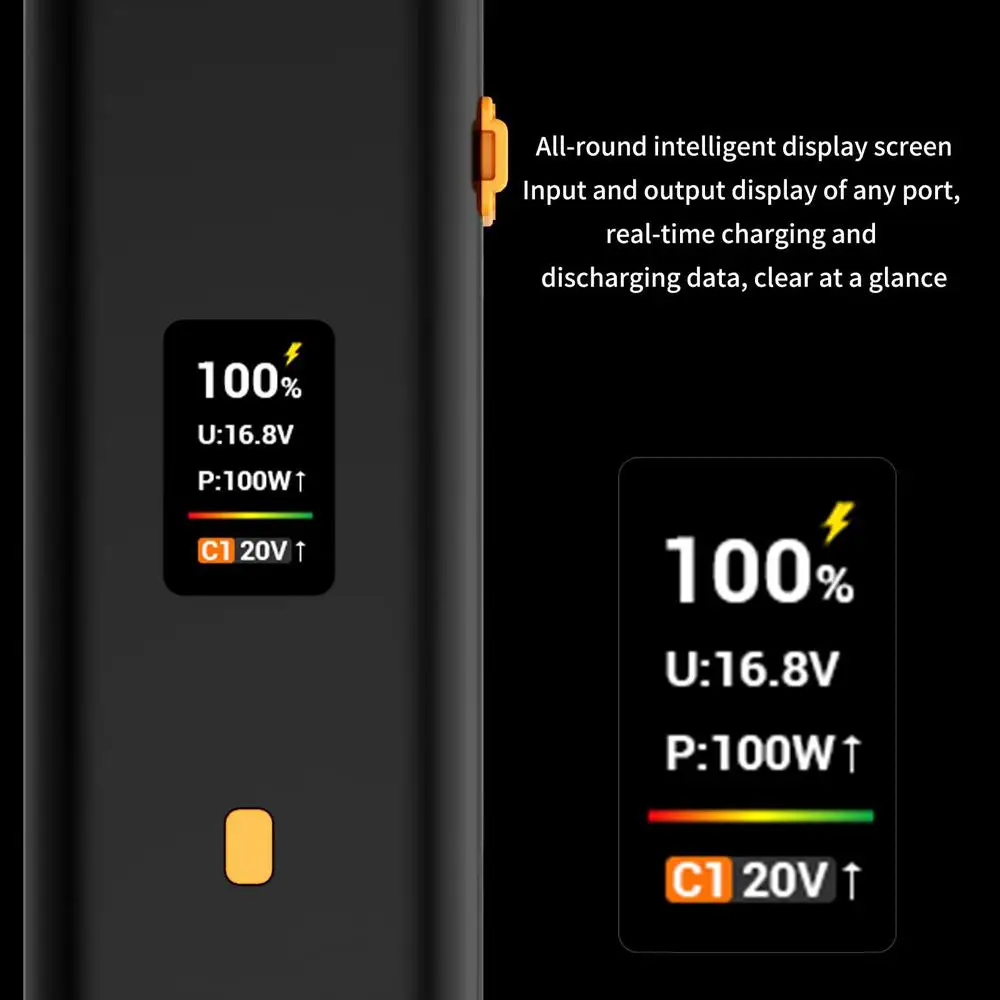 Фото Мини-аккумуляторная ручка ZGCINE ZG-H50 50 Втч/14,8 В с OLED-дисплеем для видеоламп Aputure amaran Godox Sokani, GoPro и сотовых телефонов №3