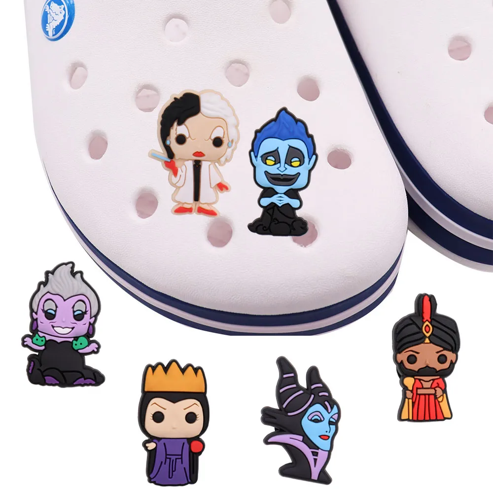 

1pcs Cartoon Monster PhD Witch PVC Shoe Buckle Accessories Sandals DIY Shoes Decoration for Croc Charms Bracelets Kids Gifts