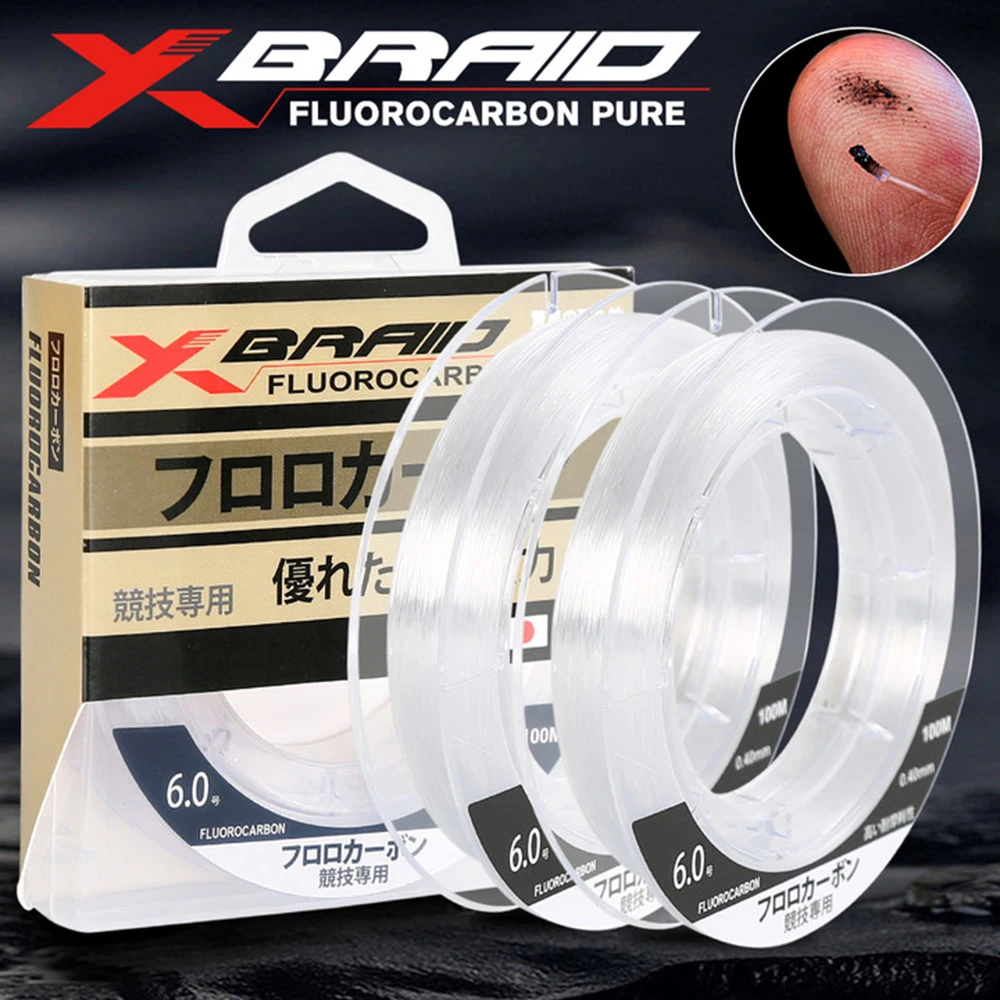 Фторуглеродная рыболовная леска 100 м 2-84lb