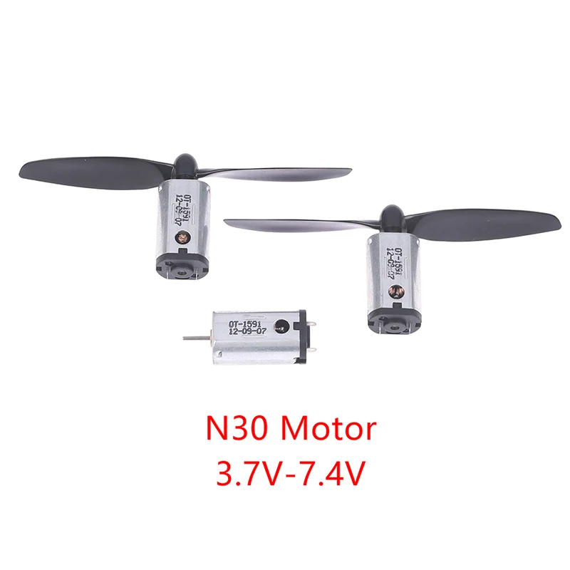 

DC 3.7V 5V 7.4V 19500RPM High Speed Micro N30 Carbon Brush Electric Motor Strong Magnetic Engine for RC Quadcopter Micro Glider