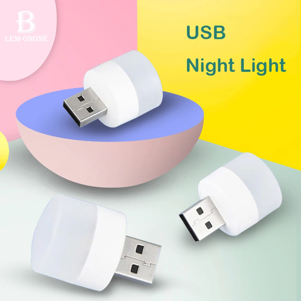 

Мини USB лампа для чтения для ПК, ноутбука, внешний аккумулятор, светодиодный ночсветильник для детской комнаты, для спальни, аварисветильник...