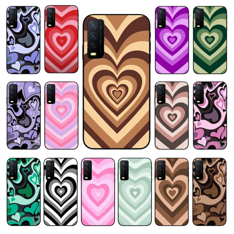 

Fashion Latte Love Coffee Heart Phone Case For VIVO Y31 Y21 Y70 Y21S Y20 Y72 1907 Y12 Y11S Y53S Y33S Y55 Y76 Y51 Y15S Y01