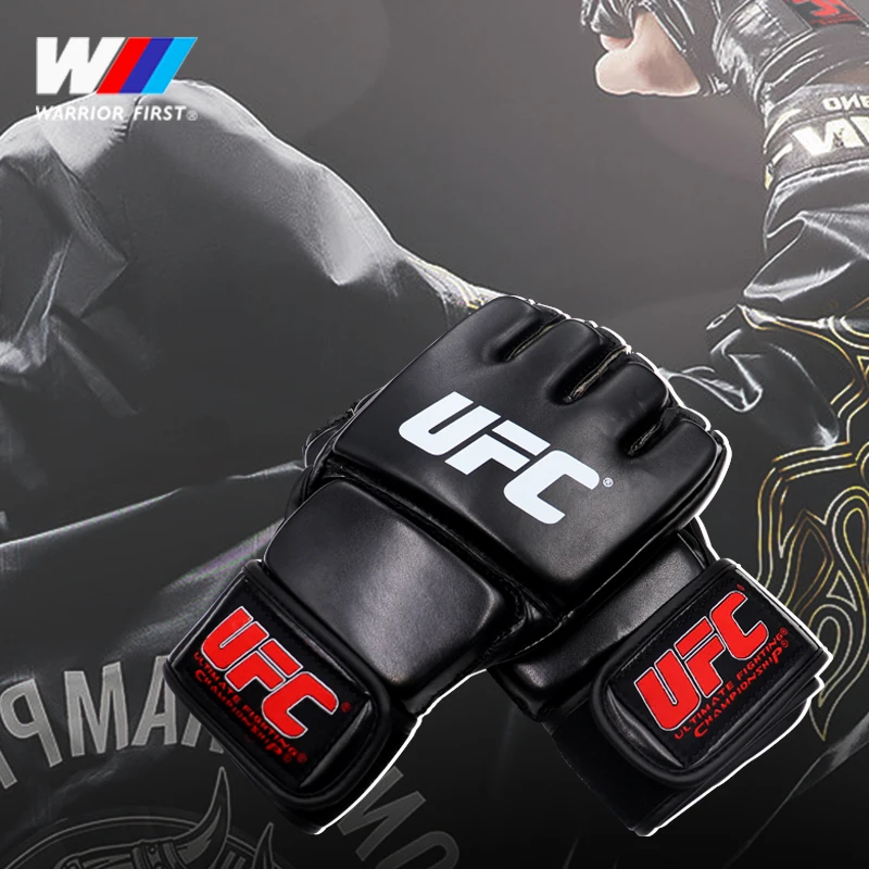 

Новые перчатки для ММА Grappling, полиуретановые перчатки для тренировок на полпальца, боксерские перчатки для тайского боя, санды