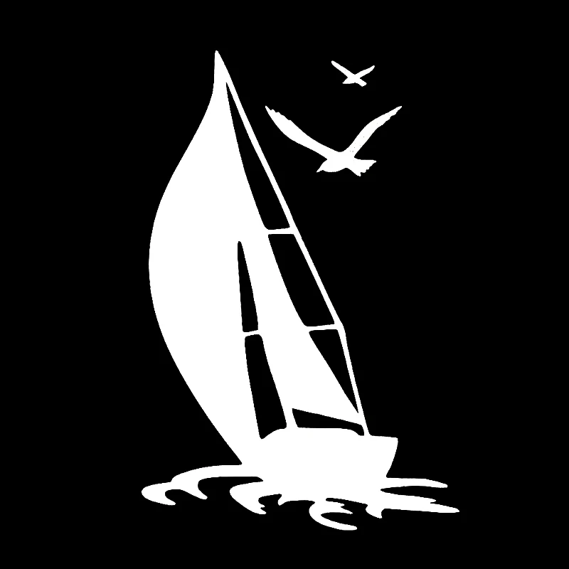 FUYOOHI внешние/защитные модные наклейки парусная яхта автомобильная наклейка новый стиль горячие наклейки на кузов автомобиля автомобильные аксессуары Декор