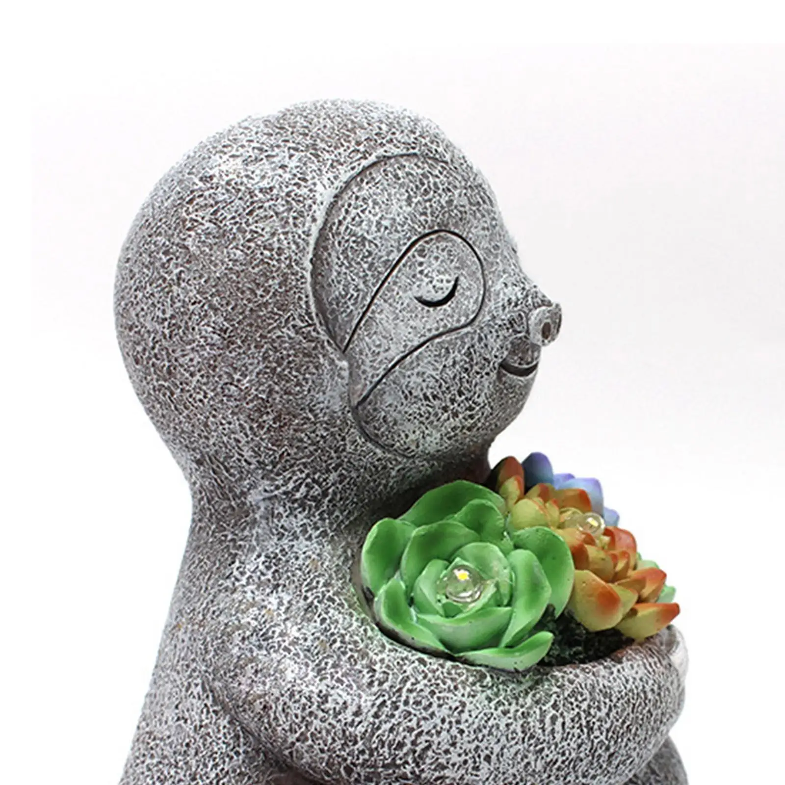 

Садовая Статуэтка на солнечных батареях, суккуленты в форме украшения для двора