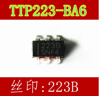 

10 pieces TTP223-BA6 223B SOT23-6 IC