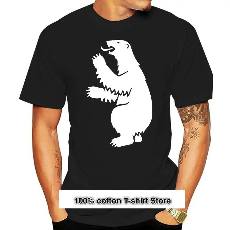

Camiseta con estampado de oso polar, prenda de vestir, a la moda, con motivo de GREENLAND, kalaallit, nunaat, Reino de Dinamarca
