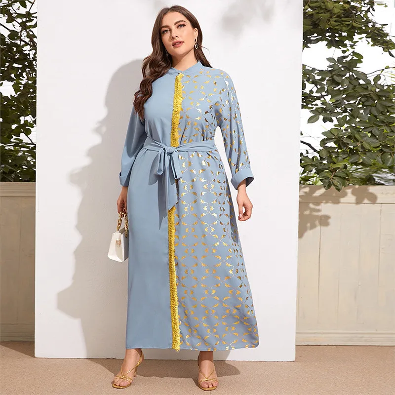 Новинка, женское платье, размеры до 4XL, женское платье в арабском стиле