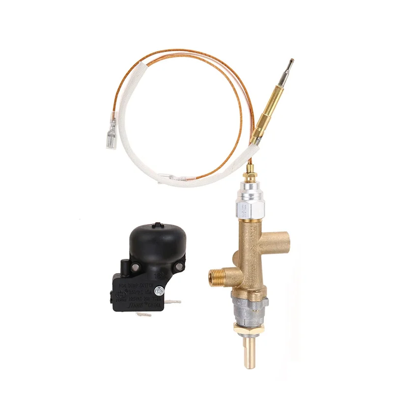 

Gas Patio Heater Control Valve Thermocouple Sensor Dump Switch Knob Propane Lpg Fire Pit Control Safety Pilot Port Set