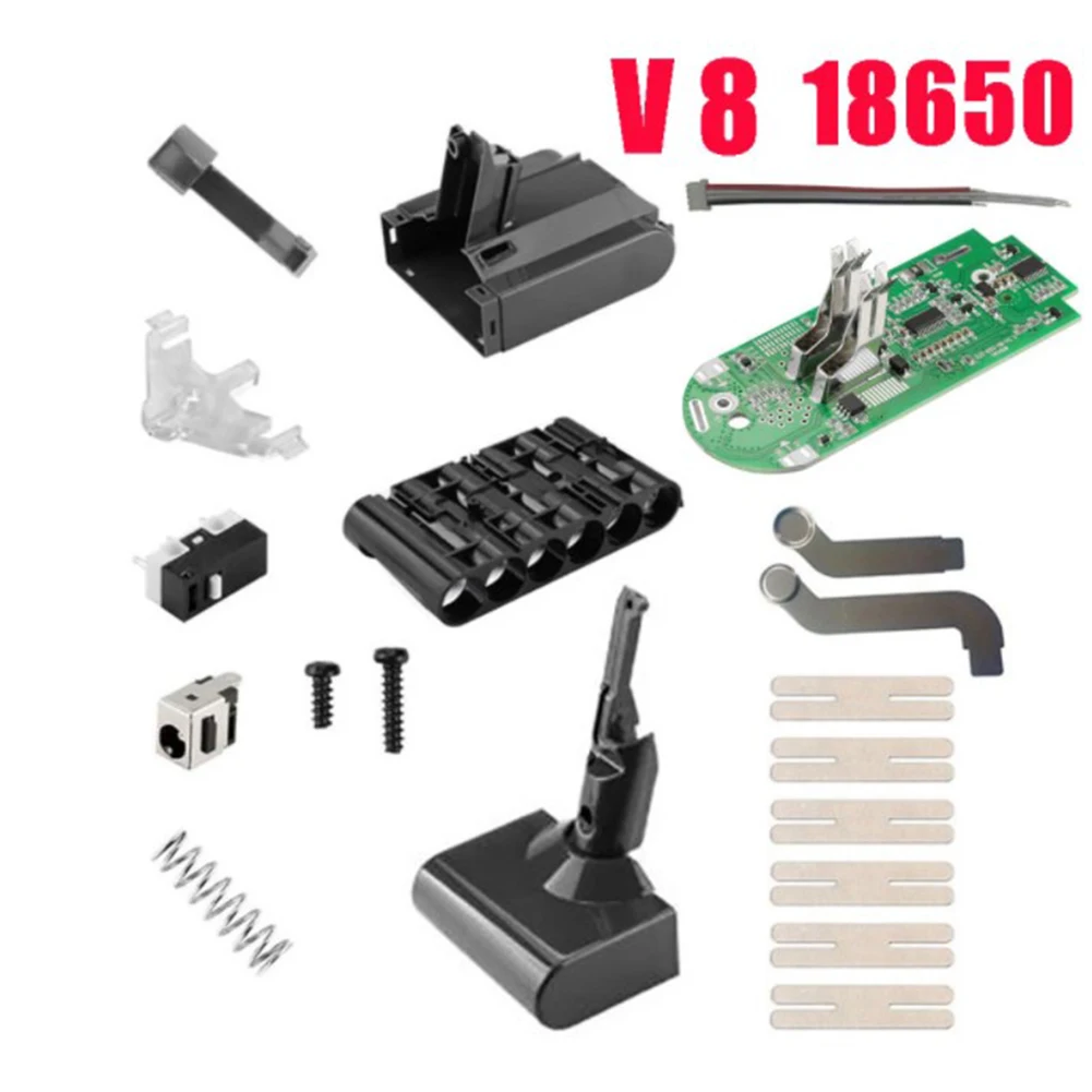 

Battery Plastic Case 6 Core PCB Board Battery Cover For Dyson 21.6V V8 Repair Assemble Batteries Pack Battery Component