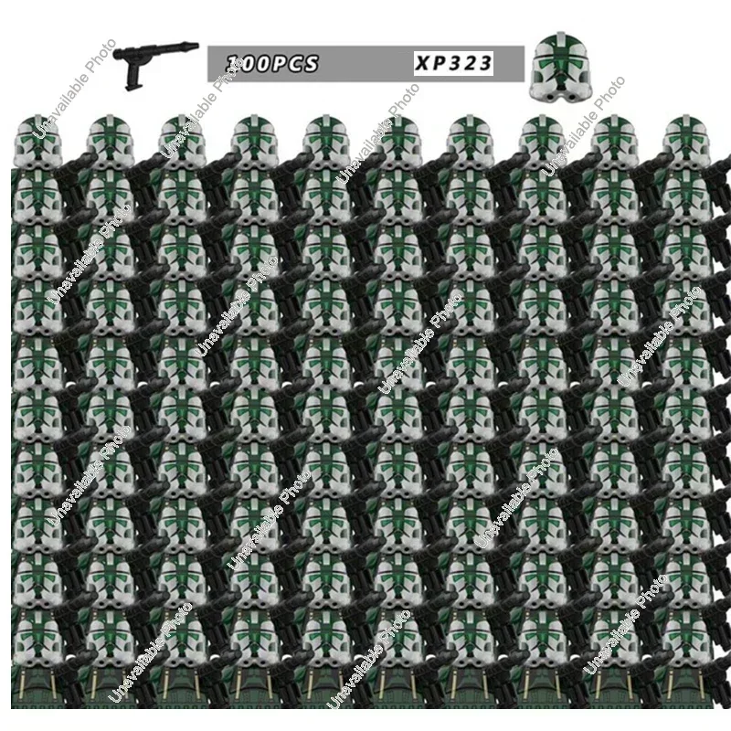 Горячие игрушки 100 шт. фигурка космического фильма Звездные войны CLONE FORCE 99 Wrecker