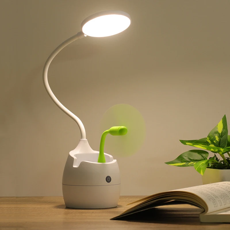 

USB Rechargeable LED Desk Lamp TDimmable Foldable able Lamp Eye Protection Reading Light Children Bedroom Study Night Light