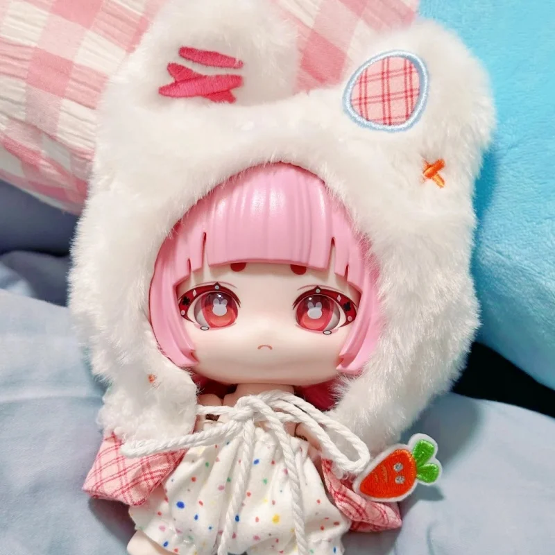 Фото Оригинальная коллекционная загадочная коробка серии Ya Xiugo Snack Time Blind Box 1/12 с подвижными куклами BJD в виде милых животных с капюшонами, игрушки в подарок №2