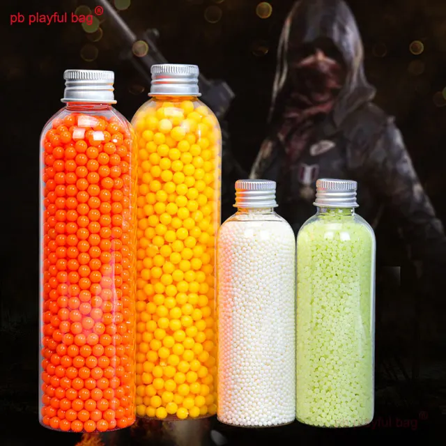 Outdoor Sports High Quality Gel Ball 7-8mm Blaster Water Absorbing Ball Bullet Fluorescence Adult CS Game Toy Accessories IG95 4