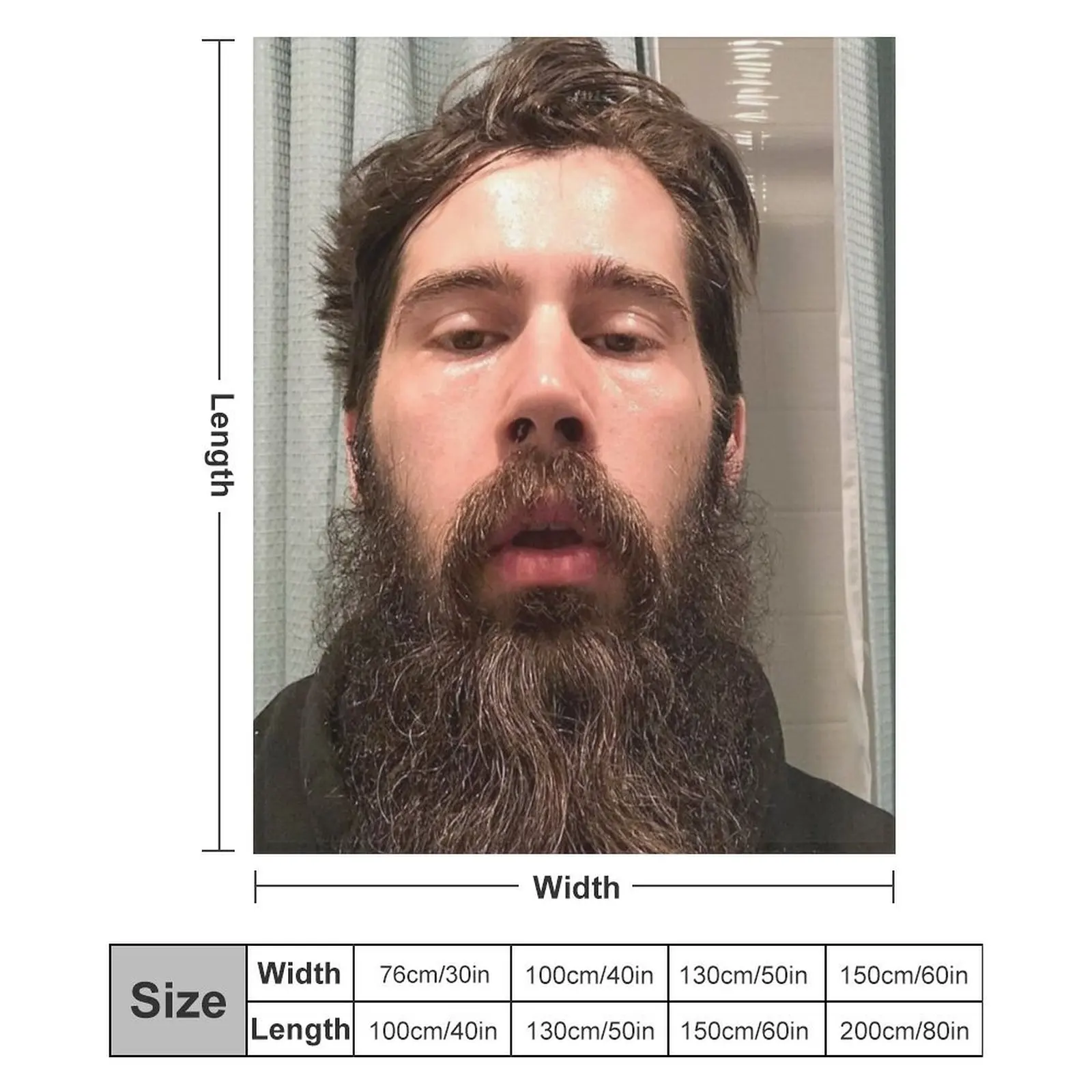 Одеяло Nick The Beard Mullen Тонкие винтажные одеяла