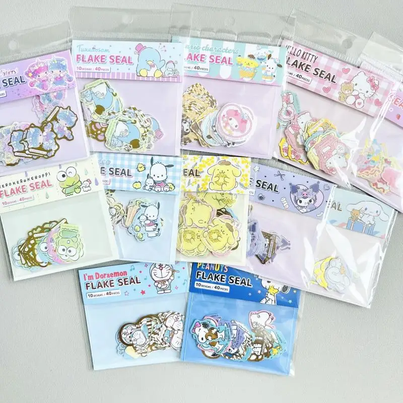 Японская Мелодия Sanrio Cinnamoroll Keroppi Tuxedosam в упаковке милый руководитель для девочек