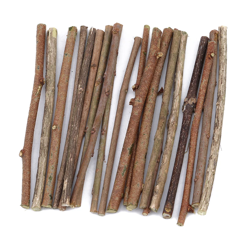 20PCS/pack 10CM Long Small Sticks DIY Material For Photo Props Hand Painting Photography Props Wedding Table Decoration Craft