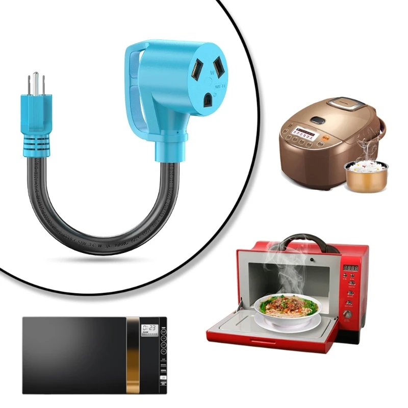 

15A to 30A RV Power Adapter Cord 15A to 30A NEMA 5-15P to NEMA TT-30R Female Drop Shipping