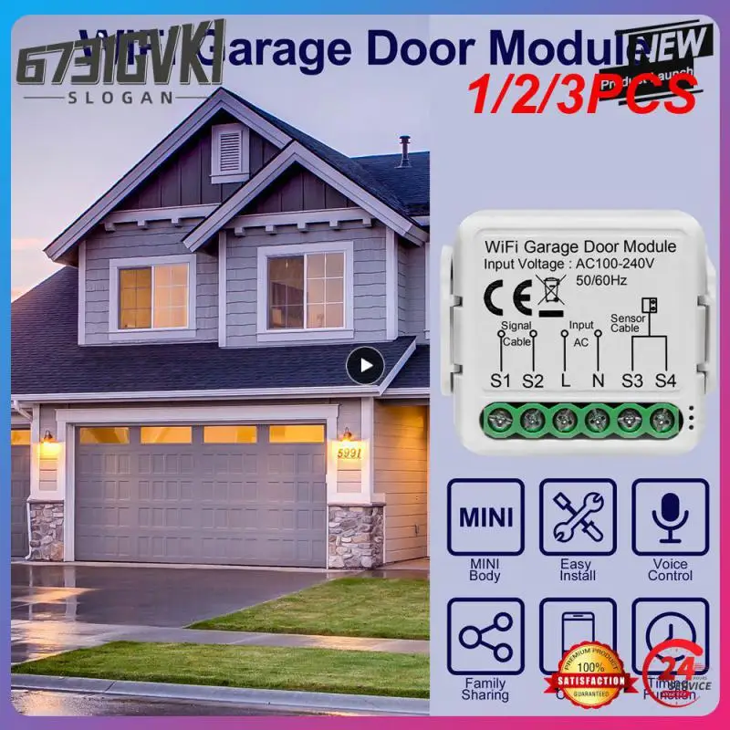 

1/2/3 шт. смарт-контроллер для открывания Гаражных дверей с поддержкой Wi-Fi