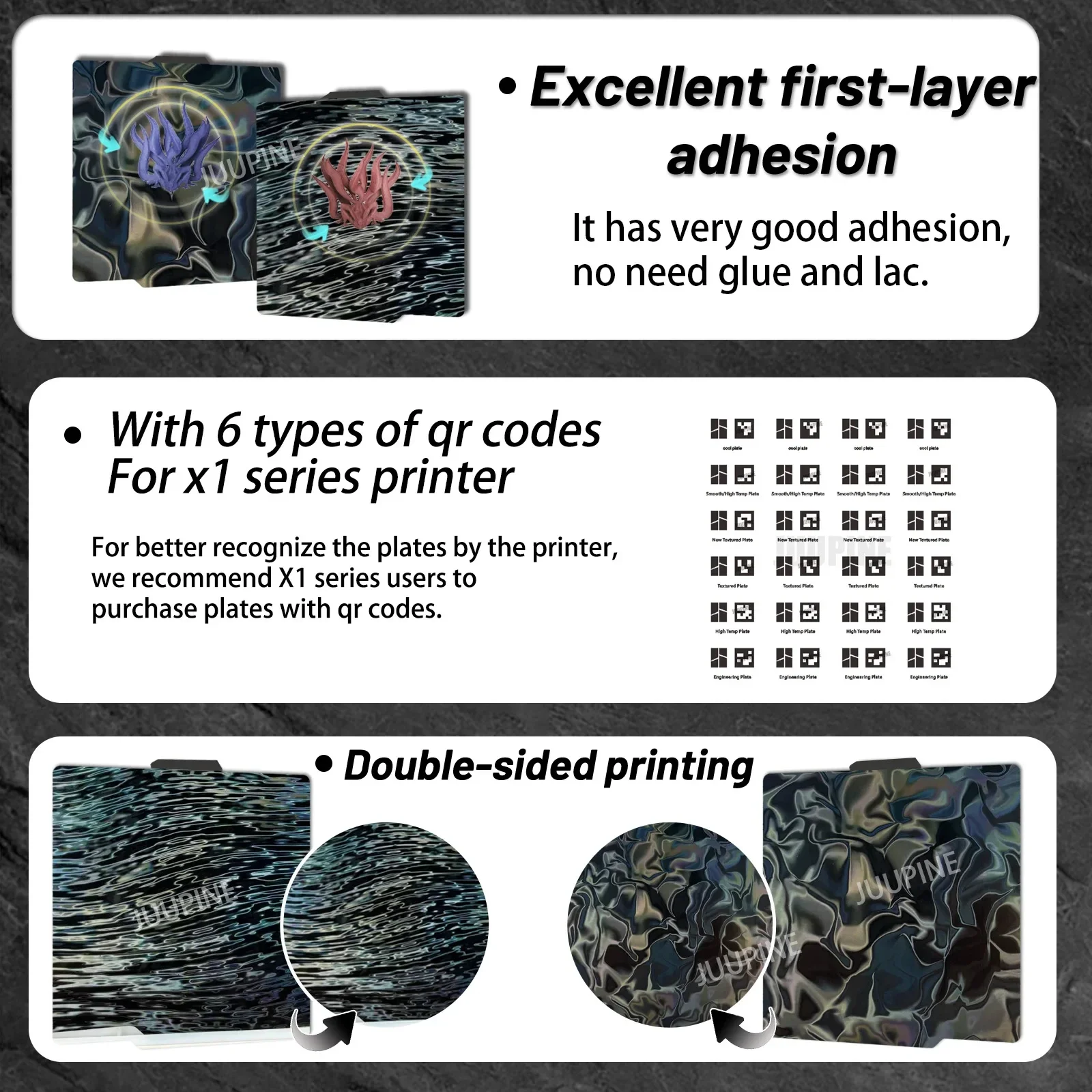 Пружинный стальной лист для 3D-принтера Build Plate Bambulab 257x257