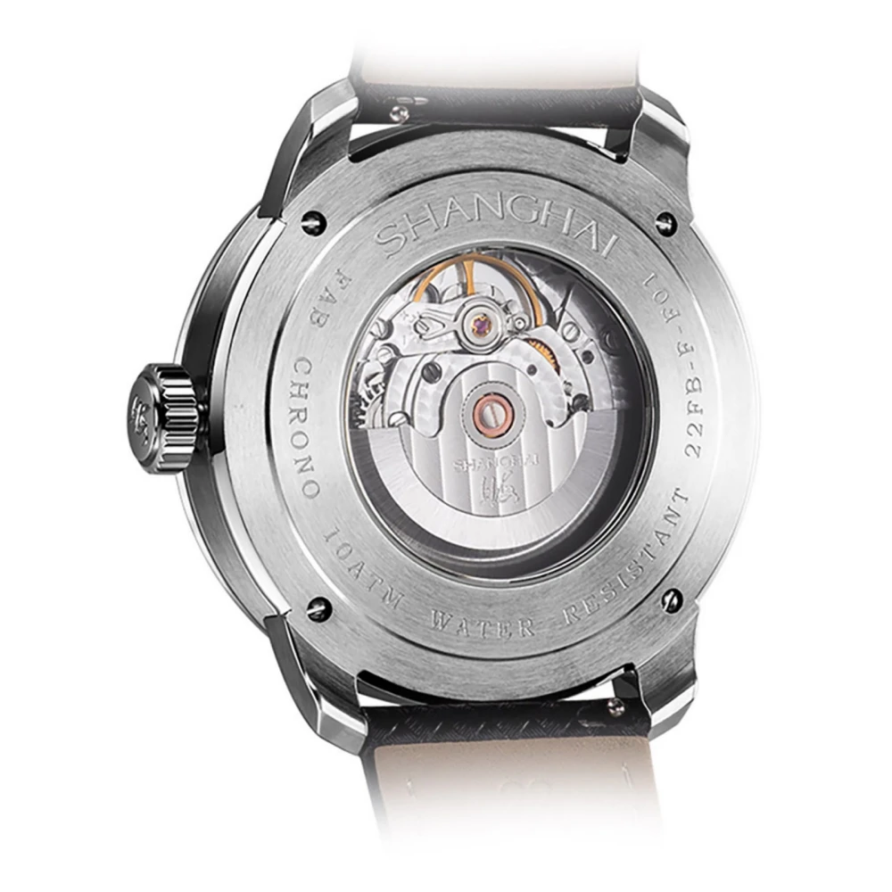 Фото Мужские механические часы Shanghai Watch Magic Formula, восьмиугольный цифровой циферблат, автоматические часы, светящиеся, водонепроницаемые до 100 м, 22FB №3