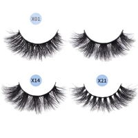 new products mink false eyelashes thick fluffy multi style single pair high black cotton band eye lashes make up wholesale