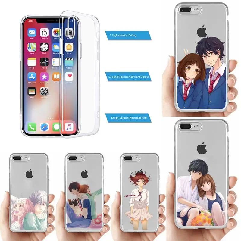 

Ao Haru Ride Love lovely anime Phone Case for iPhone 11 12 13 mini pro XS MAX 8 7 6 6S Plus X 5S SE 2020 XR clear case