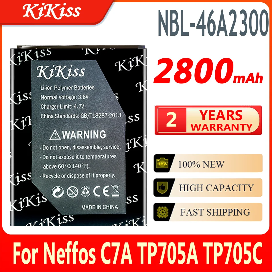 

KiKiss Battery BL-46A2300 For TP-link Neffos C7A TP705A TP705C Smart phone