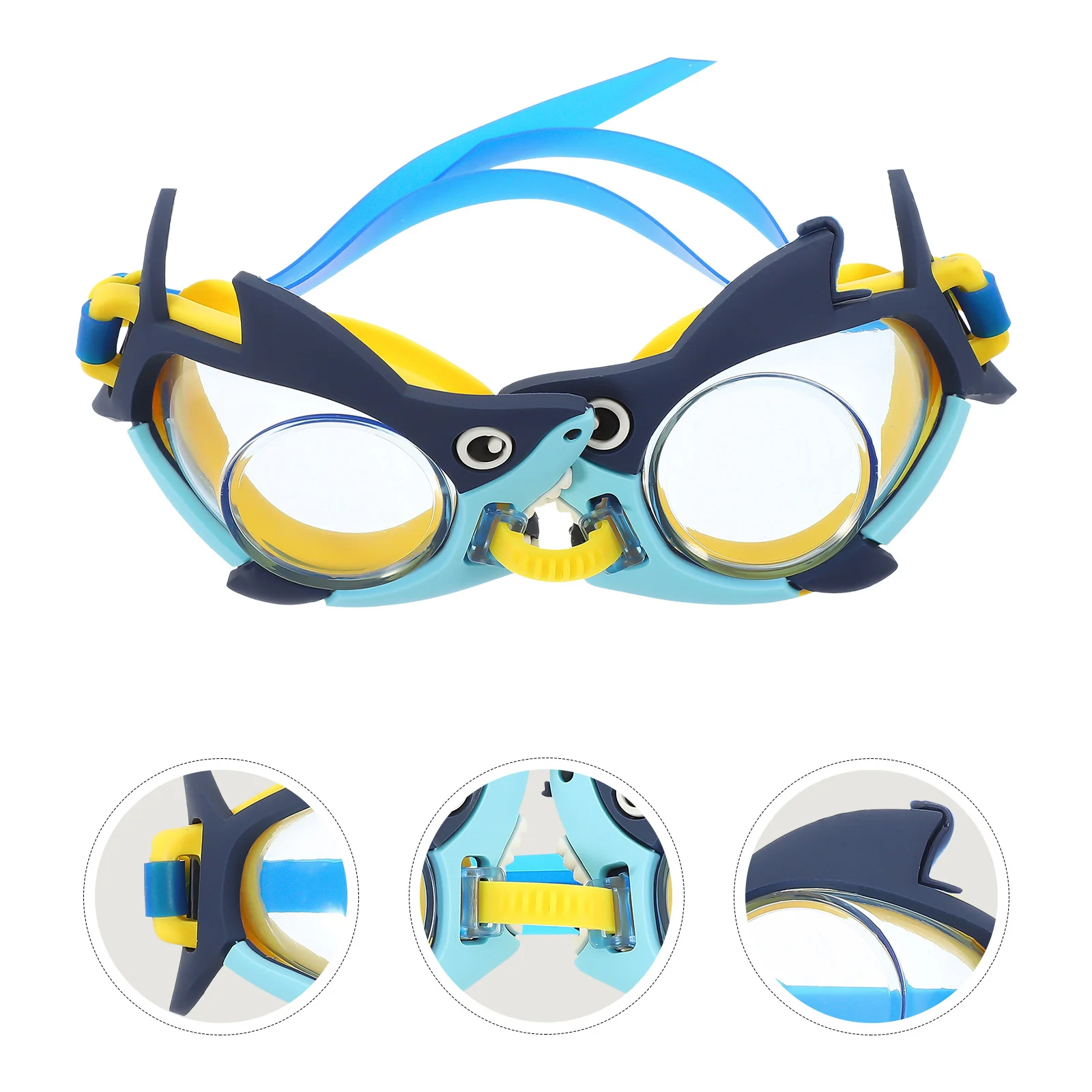 

Cartoon Swimming Goggles Kids 3-6 Ordinary Silica Gel Men Women Toddler Year Old Years