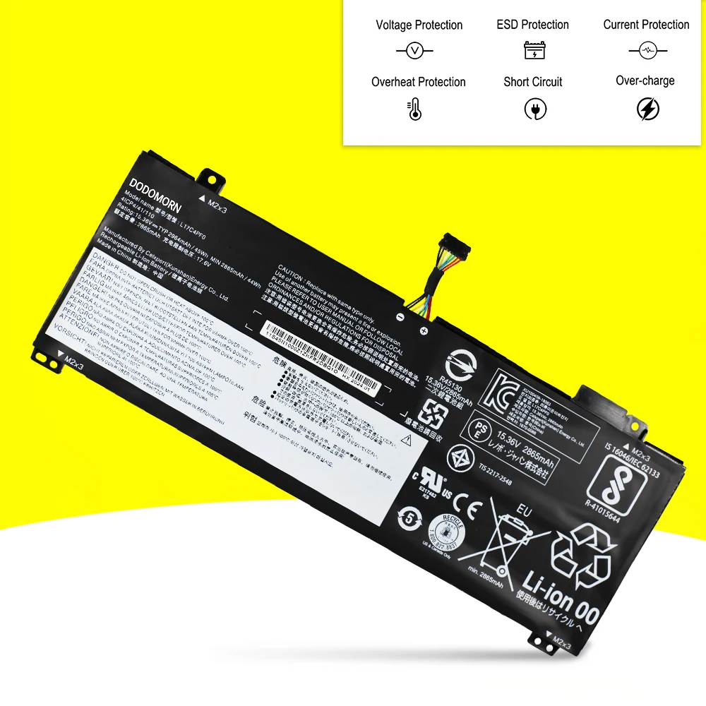 L17C4PF0 для Lenovo Xiaoxin Air 13IWL 13IML Deapad S530-13IWL аккумулятор ноутбука L17M4PF0 5B10R38649 5B10W67314 15 36 В 45