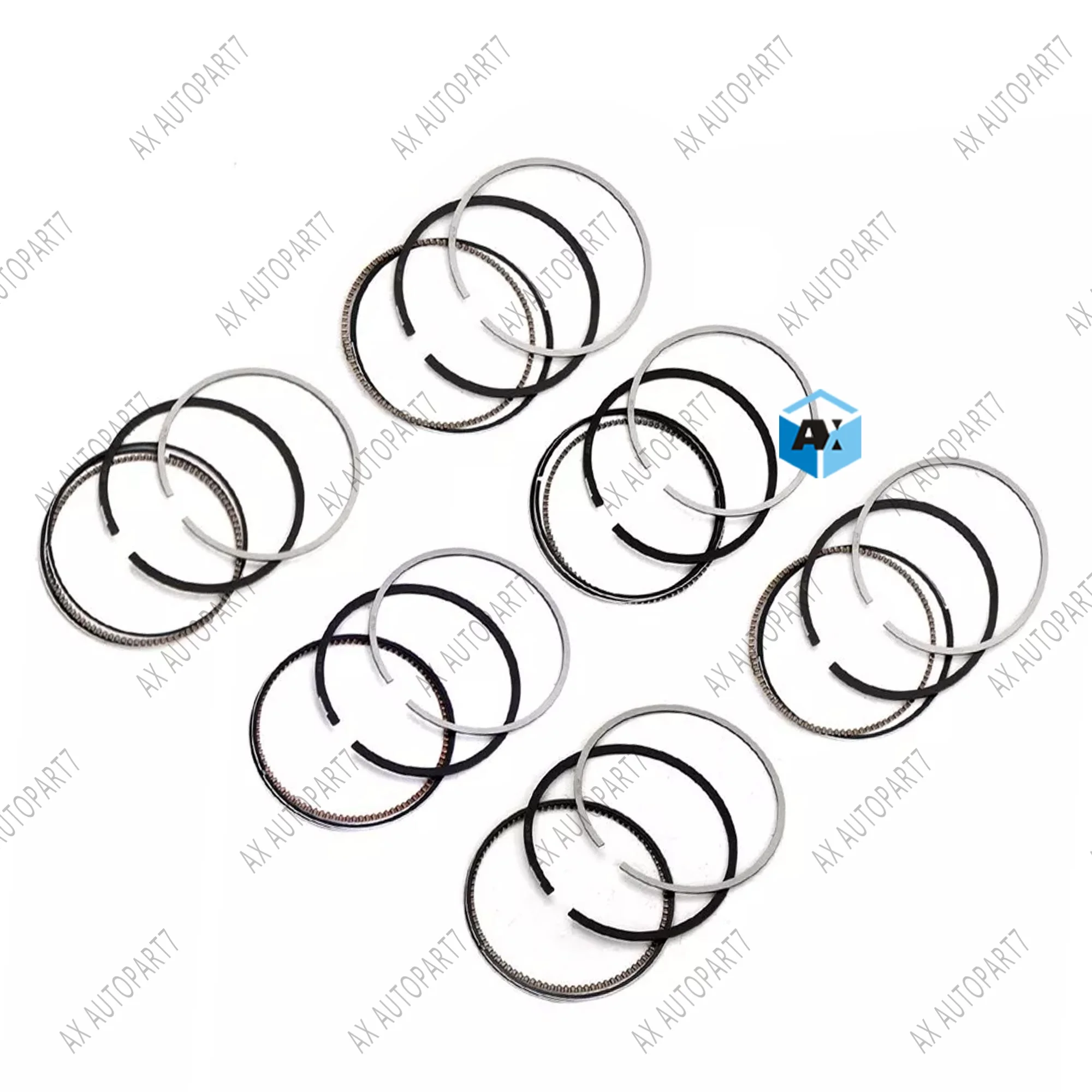 Фото 2025 Новый набор из 6 поршневых колец AoXuanPei Φ84 мм STD для BMW 330d 335d 530d X3 X5 X6 E60 E61 E63 E65 E66 E70 E71 E83 E90 E92 №5