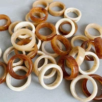 minimalist natural amber color acetate rings for women ladies clear arcylic resin charming chic ring statement party jewelry