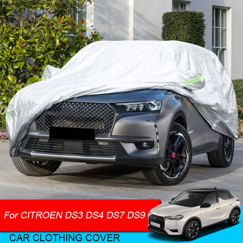 Для Citroen DS3 DS4 DS7 DS9 полное покрытие автомобиля дождь Мороз Снег пыль водонепроницаемая защита покрытие для защиты от ультрафиолета внешний авто аксессуары