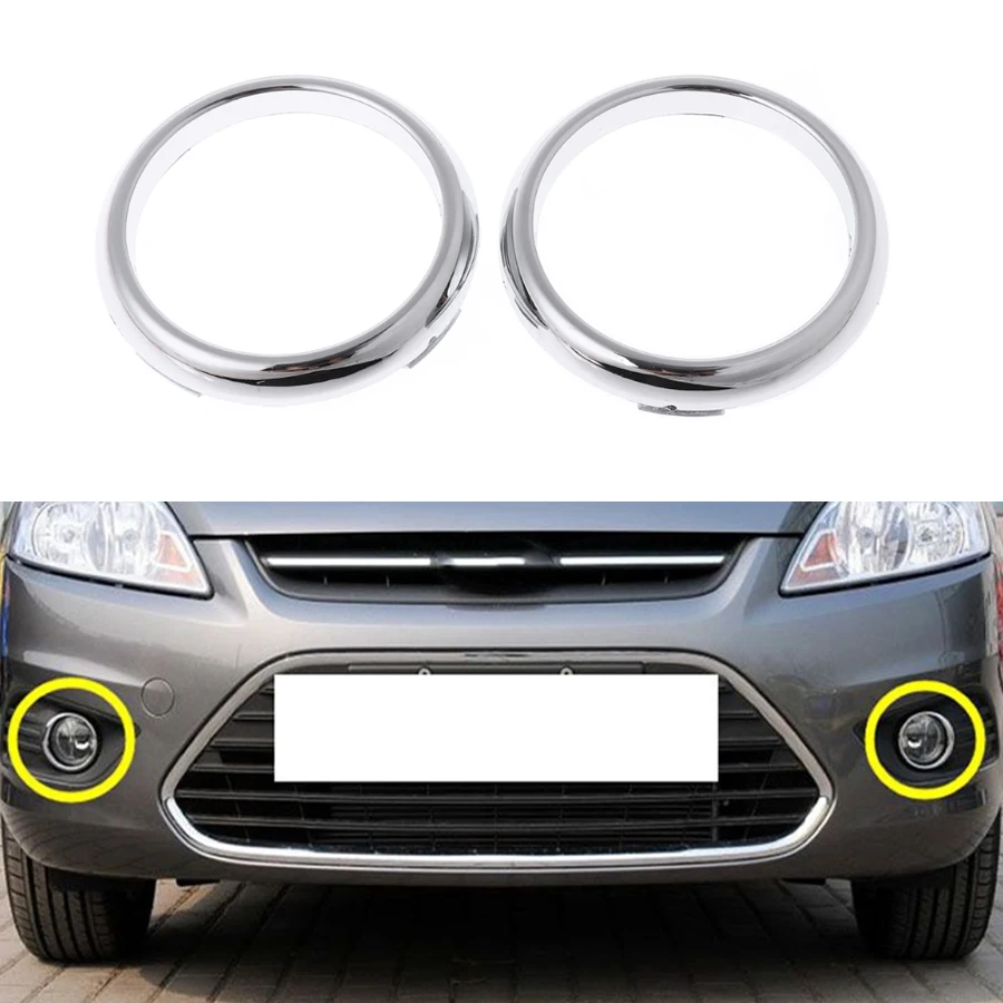 

Для Ford Focus Classic 2009 2010 2011 2012-2014 автомобильные аксессуары хромированная противотуманная светильник РА крышка гриль передний бампер крышка рам...
