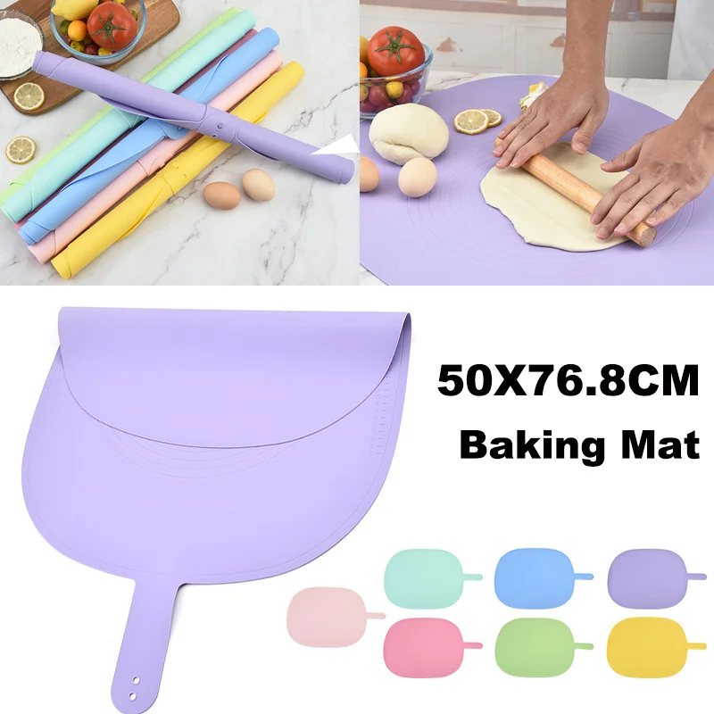

Silicone Baking Mat Pastry Rolling Kneading Pad Thickened Non-stick Pan Pastry Mat With Scale And Silica Gel Cutting Board