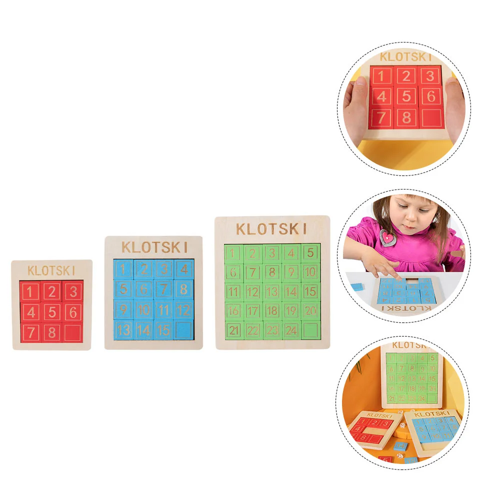 Цифровая дорожная горка Huarong головоломка раздвижные игрушки для познания чисел