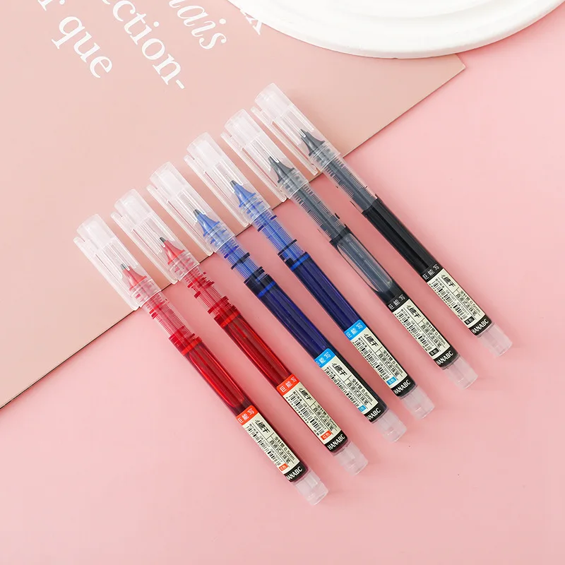 

School supplies Student pens for writing exam gel pen/signature pen Non dirty hand quick dry 0.5mm black/red/blue technical pen