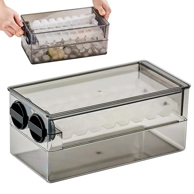 

Rotating Ice Cube Molds & Trays Rotating Ice Cube Tray With Lid Ice Maker Ice Trays For Freezer For Whiskey Ice Cubes Maker