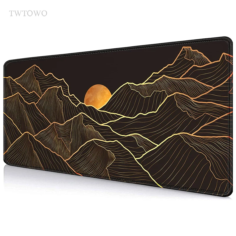 

Sunrise Golden Mountain Mouse Pad Gamer XL HD Custom Large Home Mousepad XXL MousePads keyboard pad Soft Desktop Mouse Pad