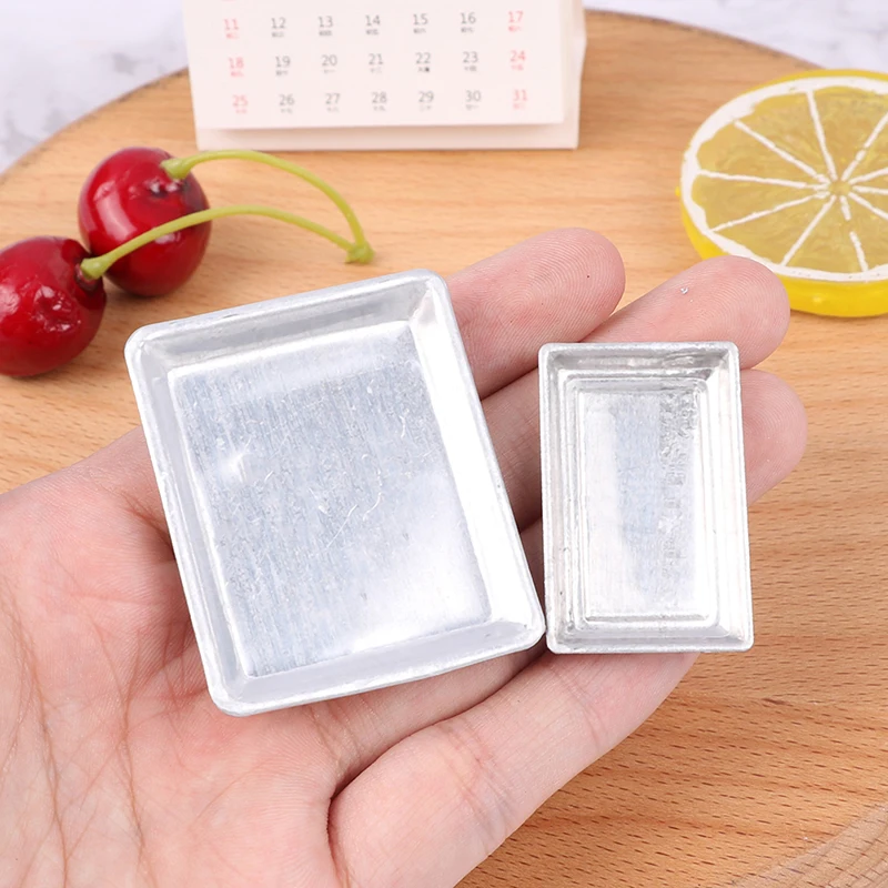 

1/12 Dollhouse Mini Food Tray Simulation Furniture Dessert Fruit Plate Miniature for Doll House Decoration Accessories