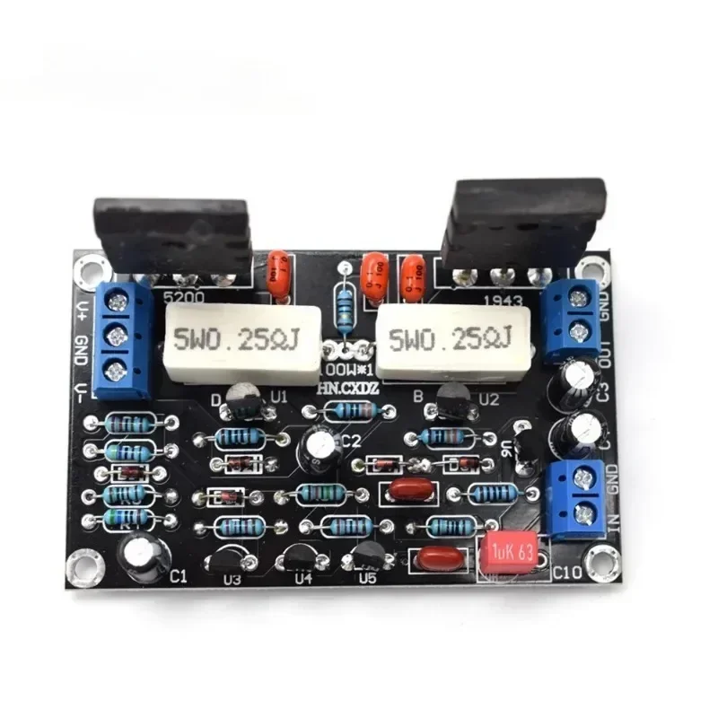 100 Вт 2SC5200 + 2SA1943 плата аудиоусилителя HIFI моноканальный усилитель двойной динамик